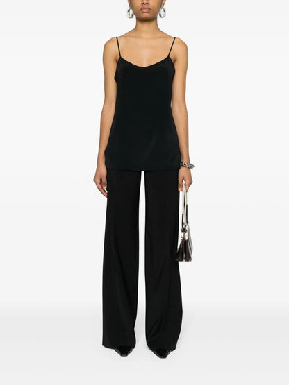 High-Waist Tailored Trousers