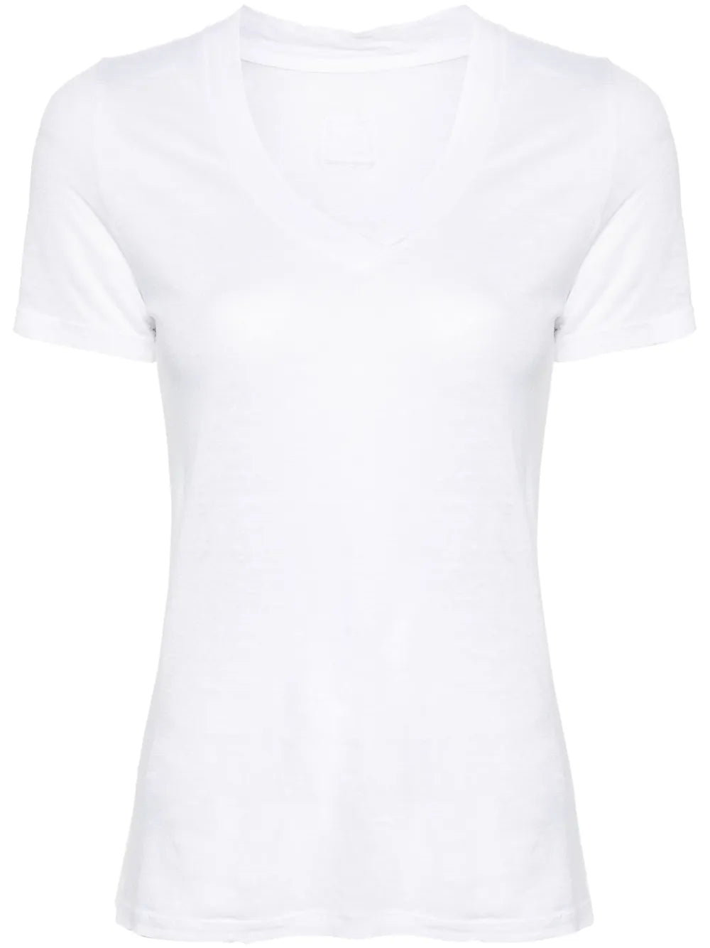 V-Neck Linen T-Shirt