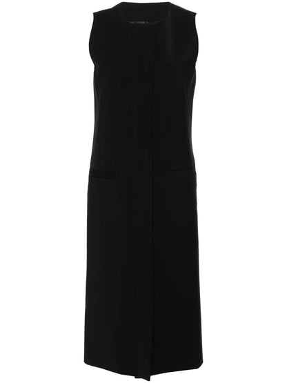 Cut-Out Long Gilet