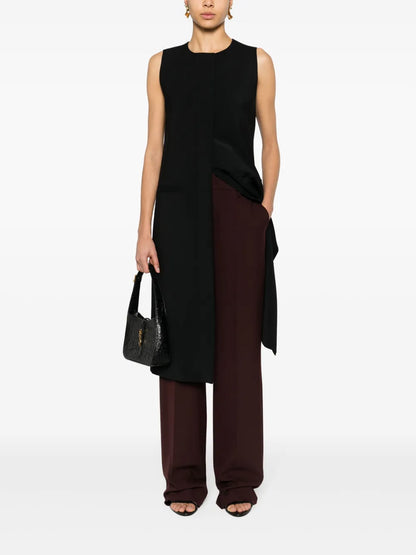 Cut-Out Long Gilet
