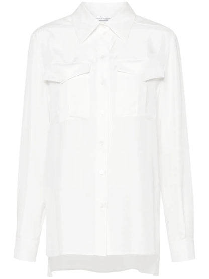 Poplin Silk Shirt