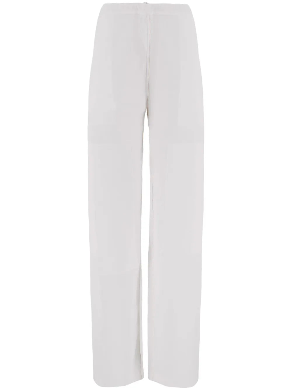 Patch-Detail Linen-Blend Trousers