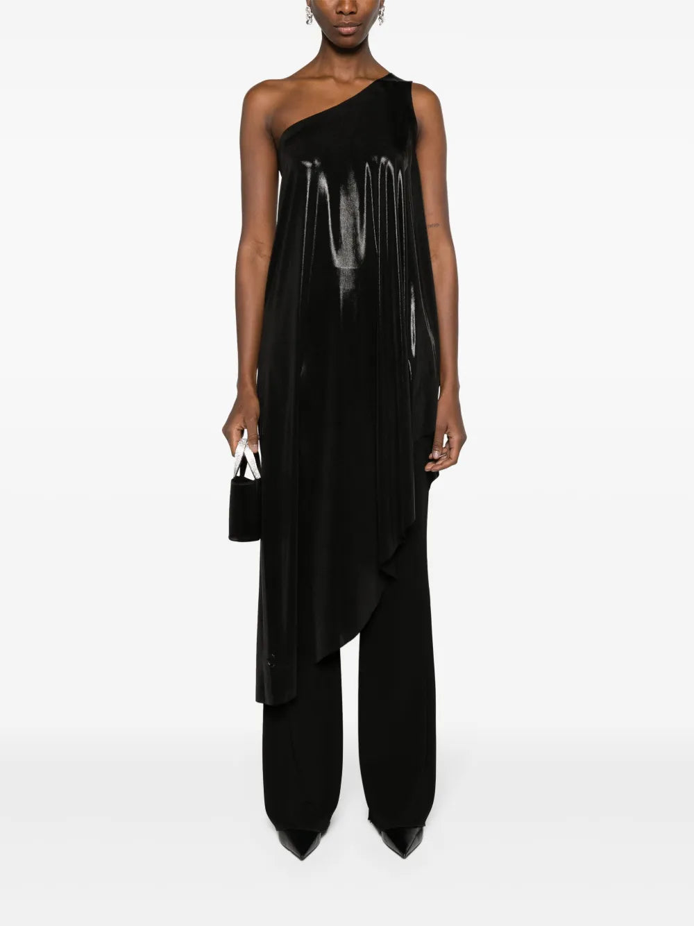 One-Shoulder Asymmetric Tunic