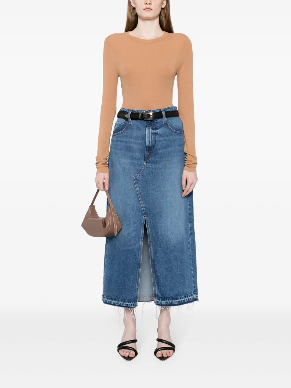 Modal-Blend Long-Sleeve Top
