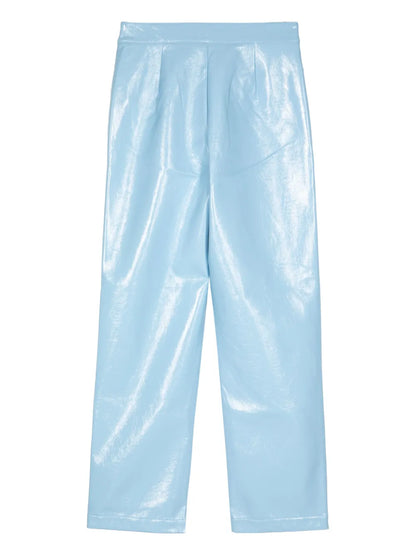 Janice Patent-Finish Trousers