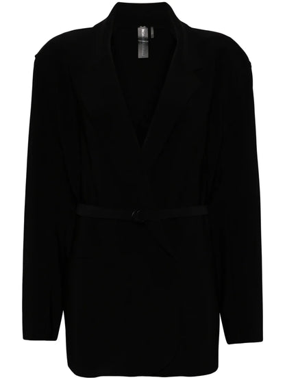 Belted Double-Breasted Blazer