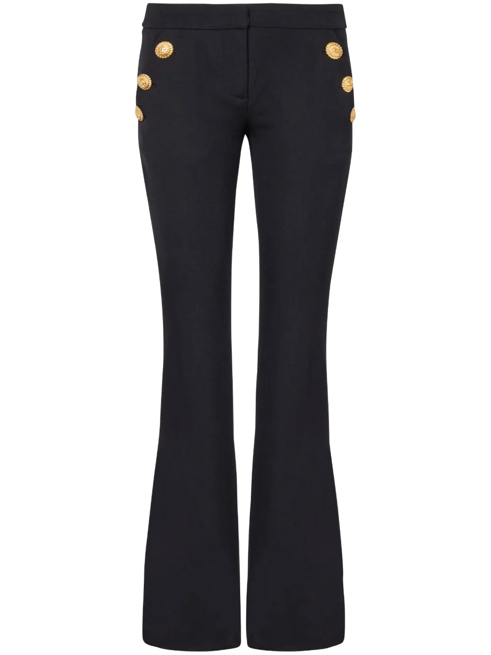 Flared Virgin-Wool Trousers