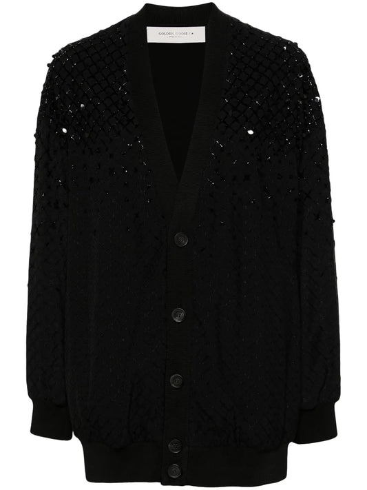 Bead-Embellished Bomber Jacket