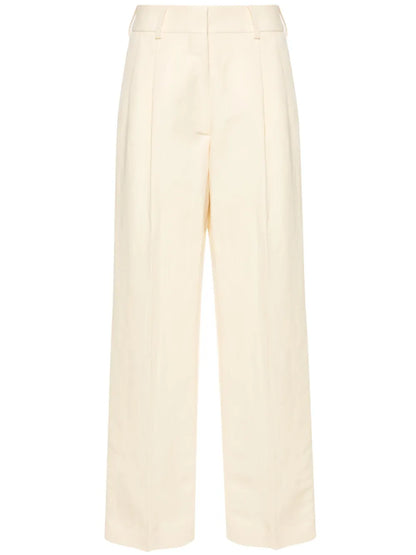 Banker Pleat-Detailed Trousers