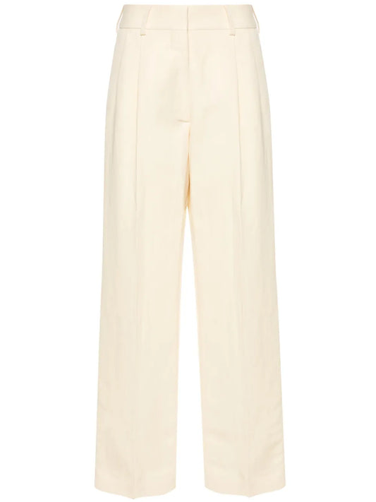 Banker Pleat-Detailed Trousers