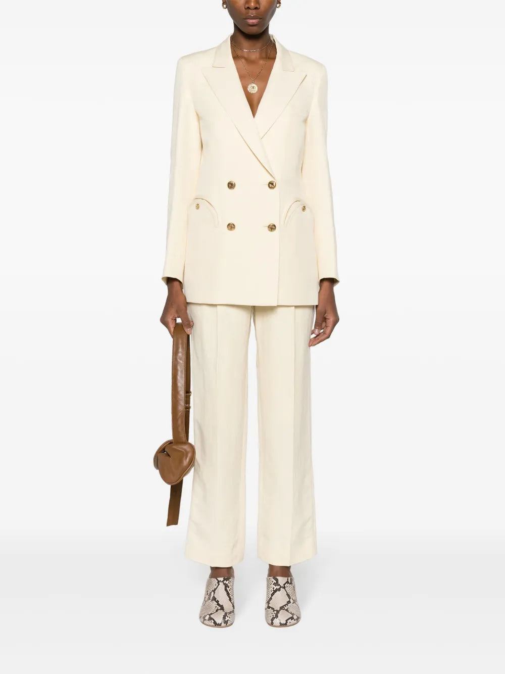 Banker Pleat-Detailed Trousers