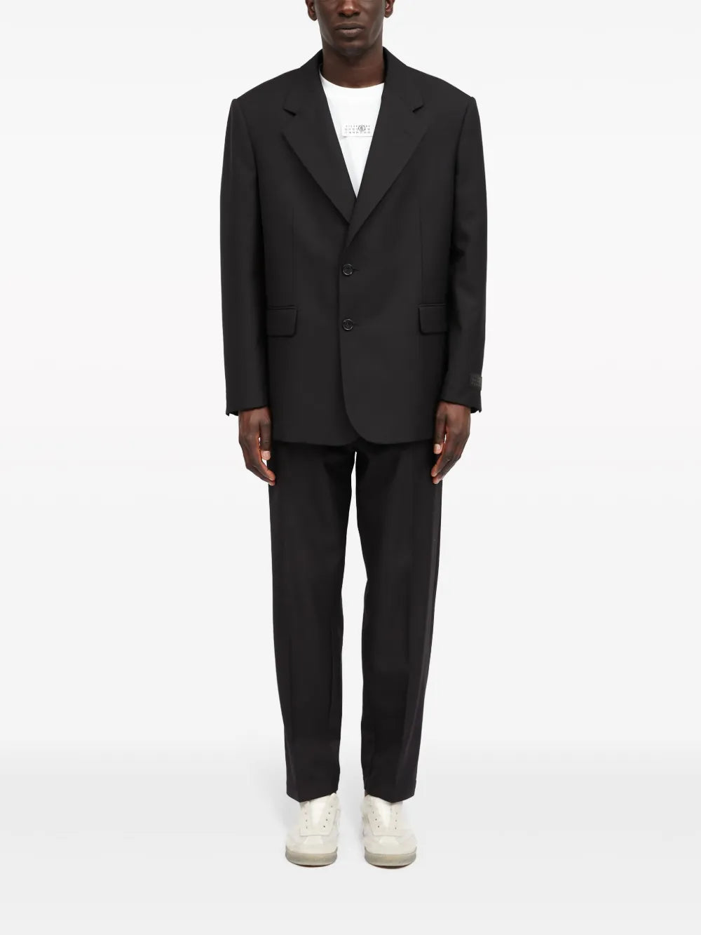 Notch-Lapels Single-Breasted Blazer