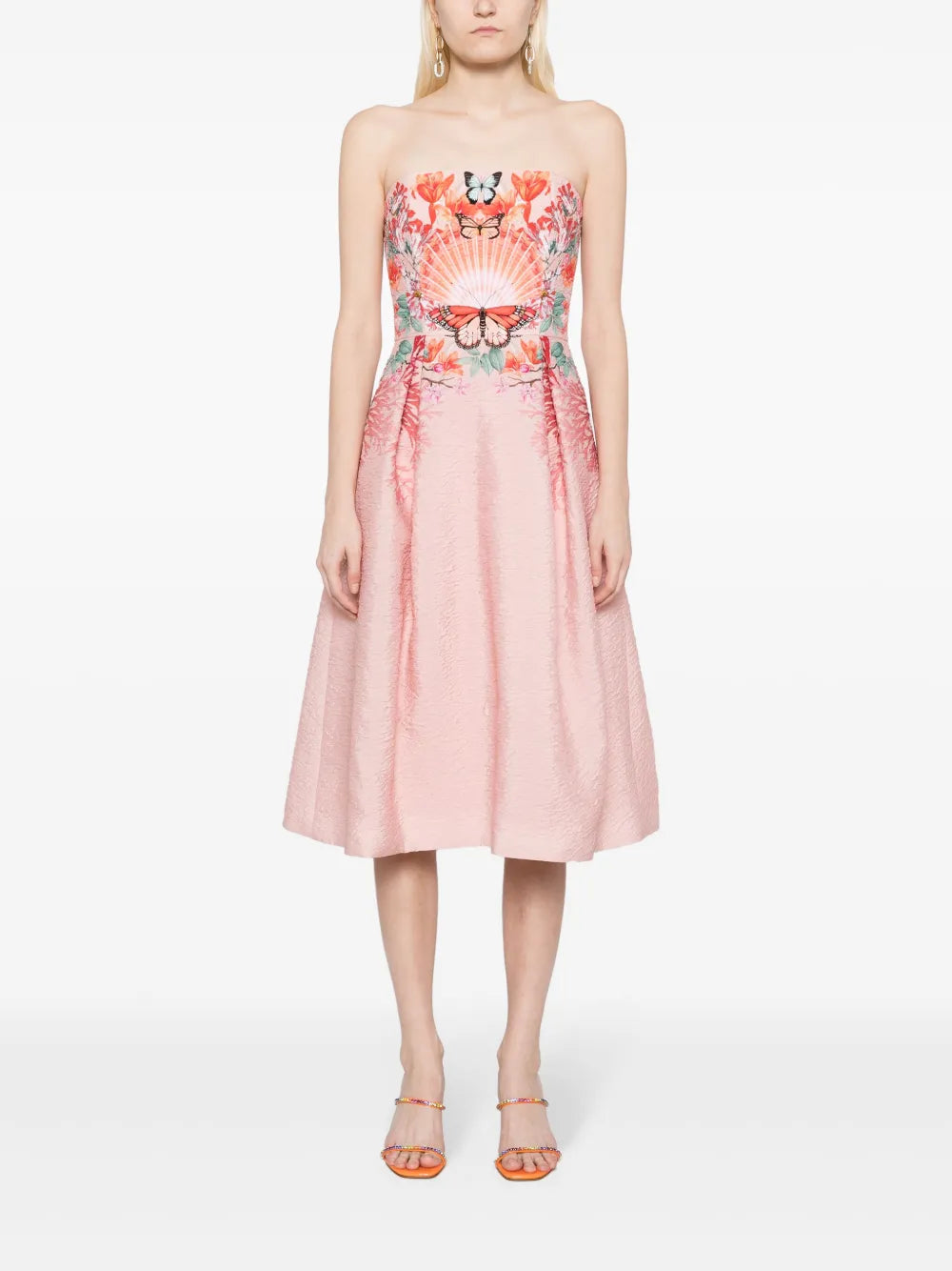 Meadow Embroidered Midi Dress
