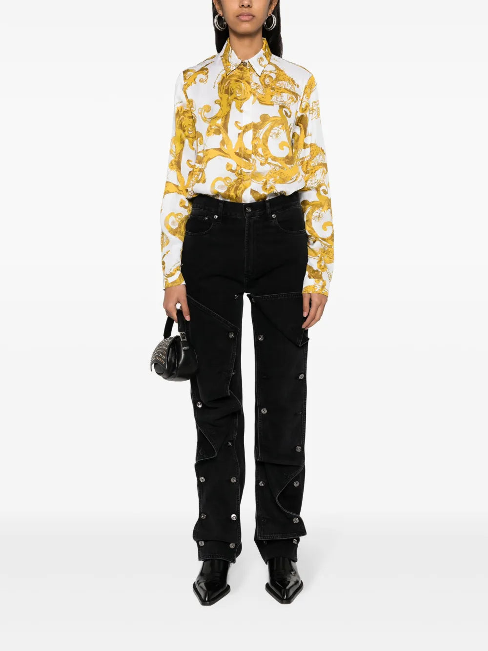 Watercolour Couture-Print Shirt