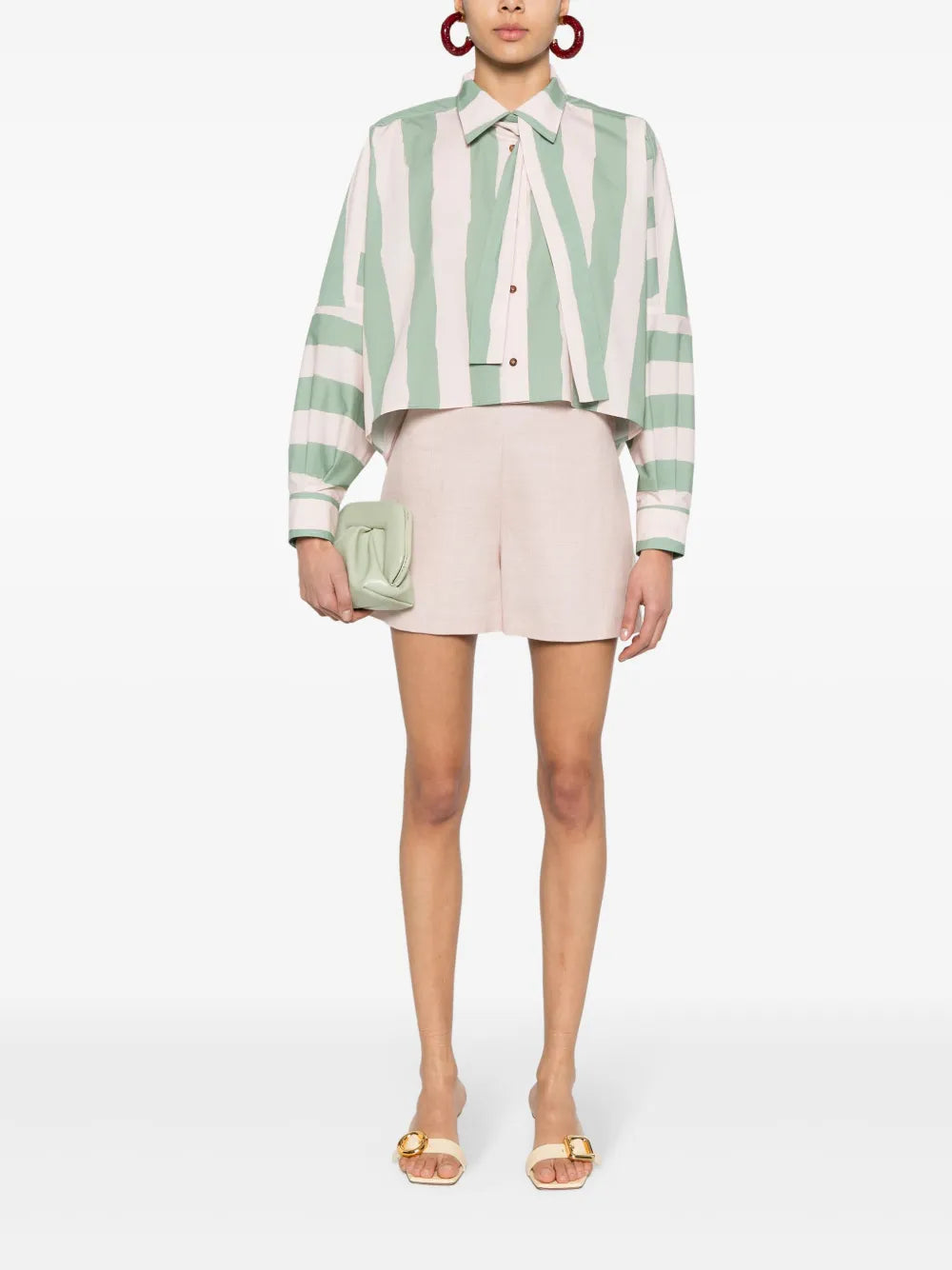 Chambray Tailored Shorts