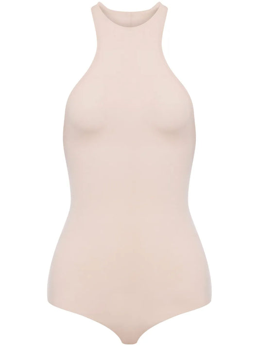 Round-Neck Racerback Bodysuit