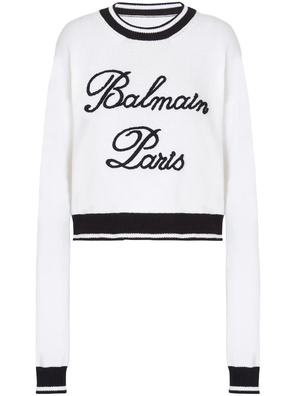 Logo-Embroidered Crew-Neck Jumper
