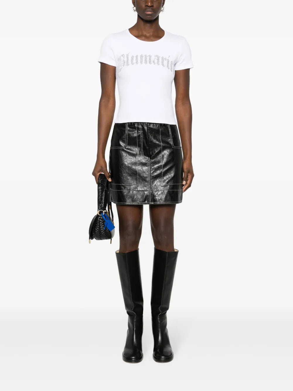 Rhinestone-Embellished T-Shirt