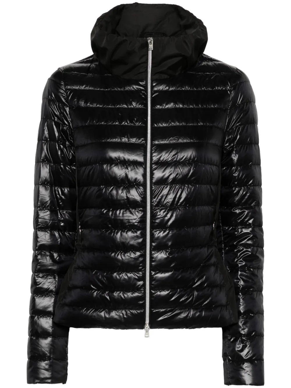 Gusset-Detail Quilted Jacket