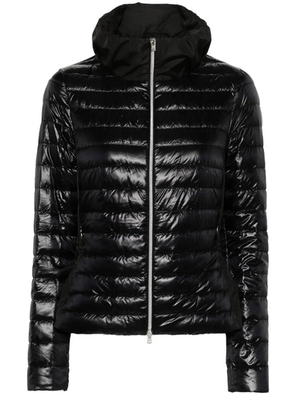 Gusset-Detail Quilted Jacket