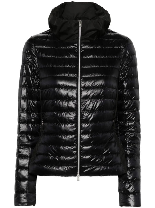 Gusset-Detail Quilted Jacket
