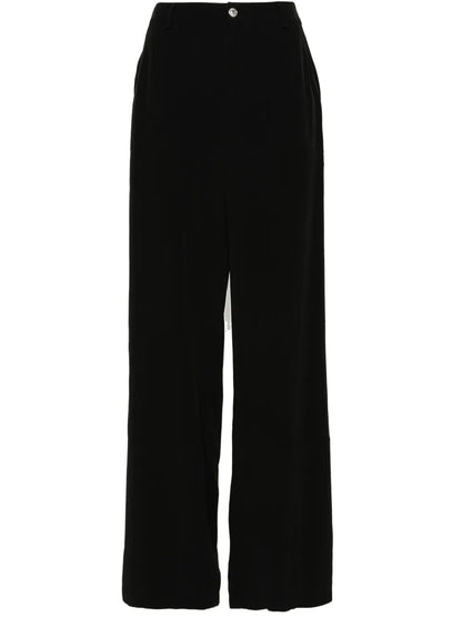 High-Waisted Palazzo Trousers