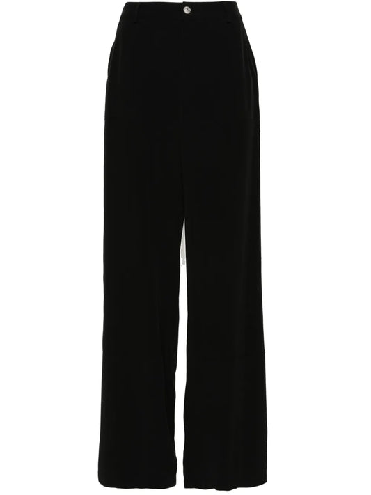 High-Waisted Palazzo Trousers