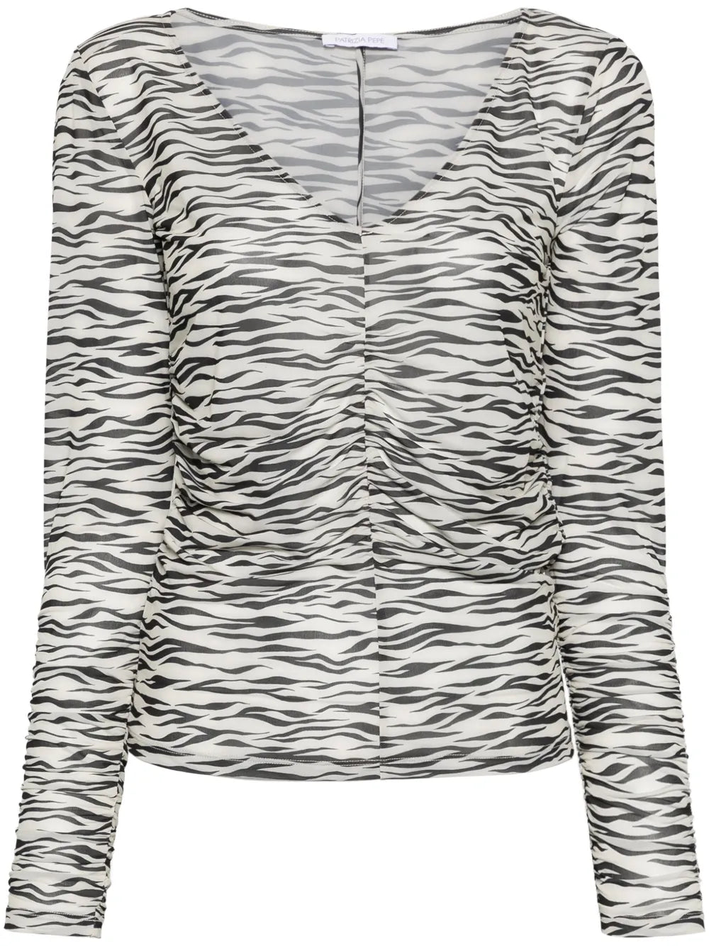 Zebra-Print Top
