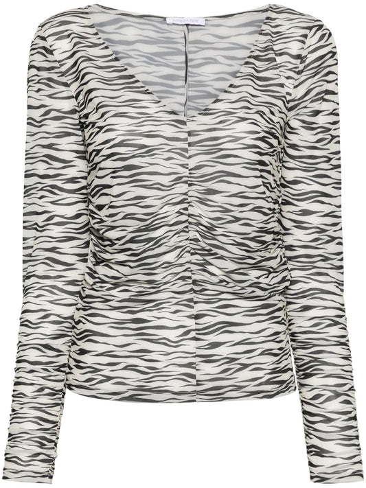 Zebra-Print Top