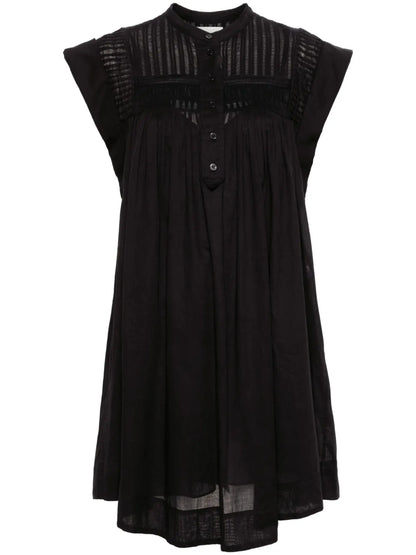 Leazali Pintuck Midi Dress
