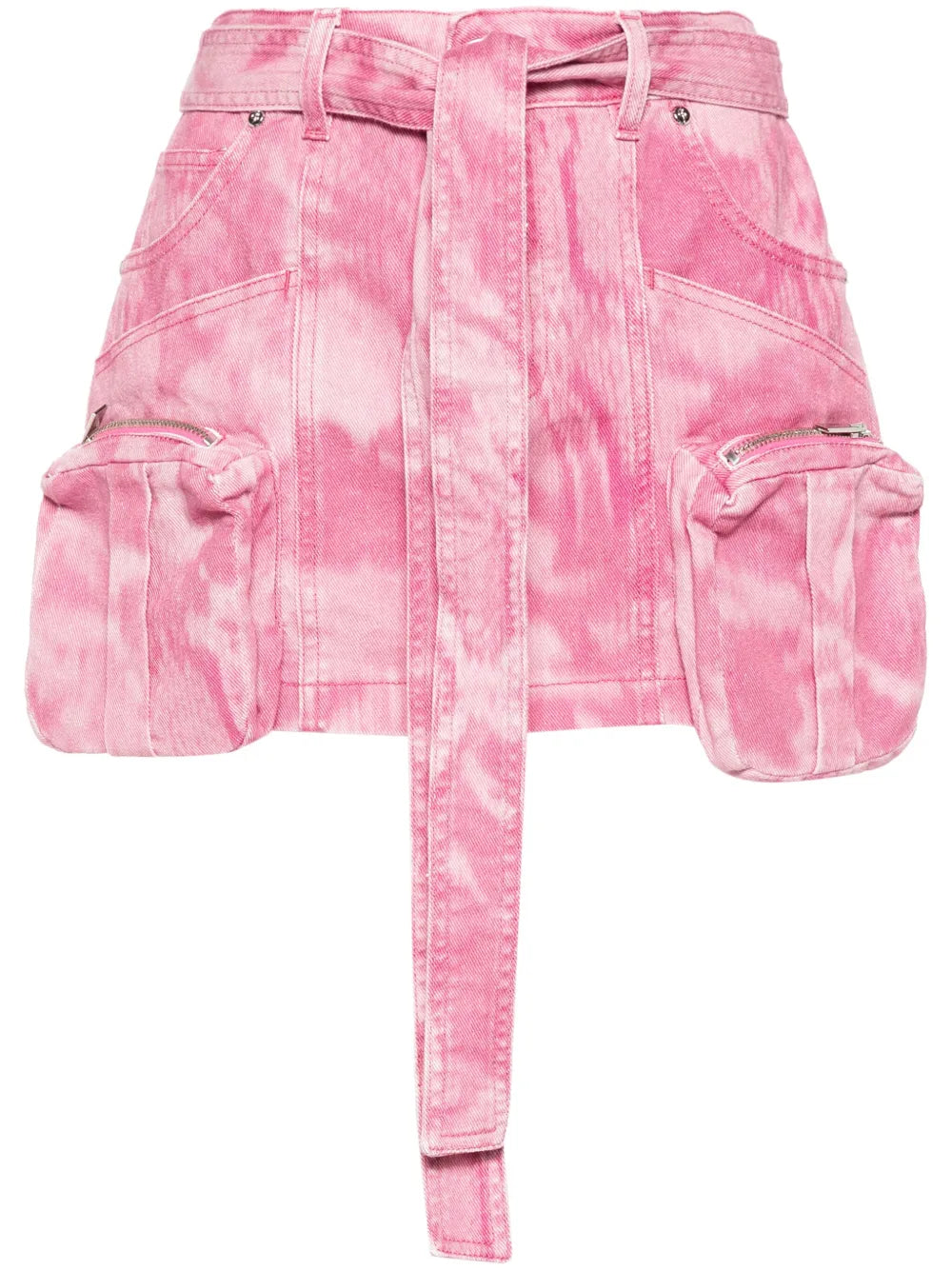 Camouflage-Print Mini Skirt