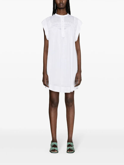Leazali Pintuck Midi Dress