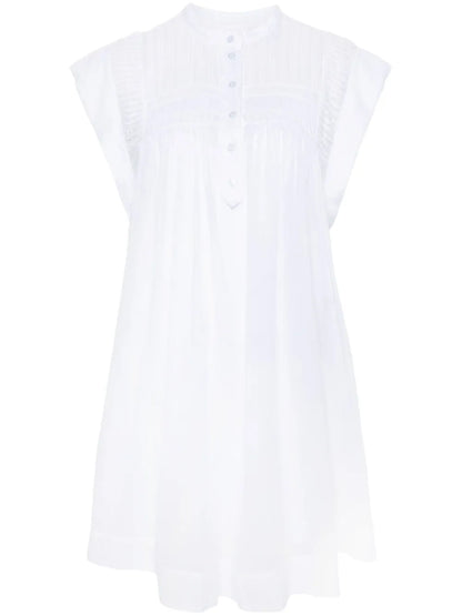 Leazali Pintuck Midi Dress