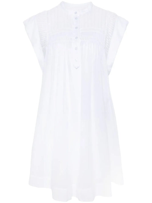 Leazali Pintuck Midi Dress