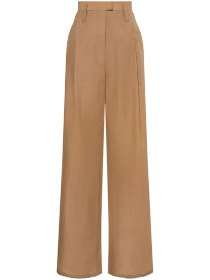 High-Waist Wide-Leg Trousers
