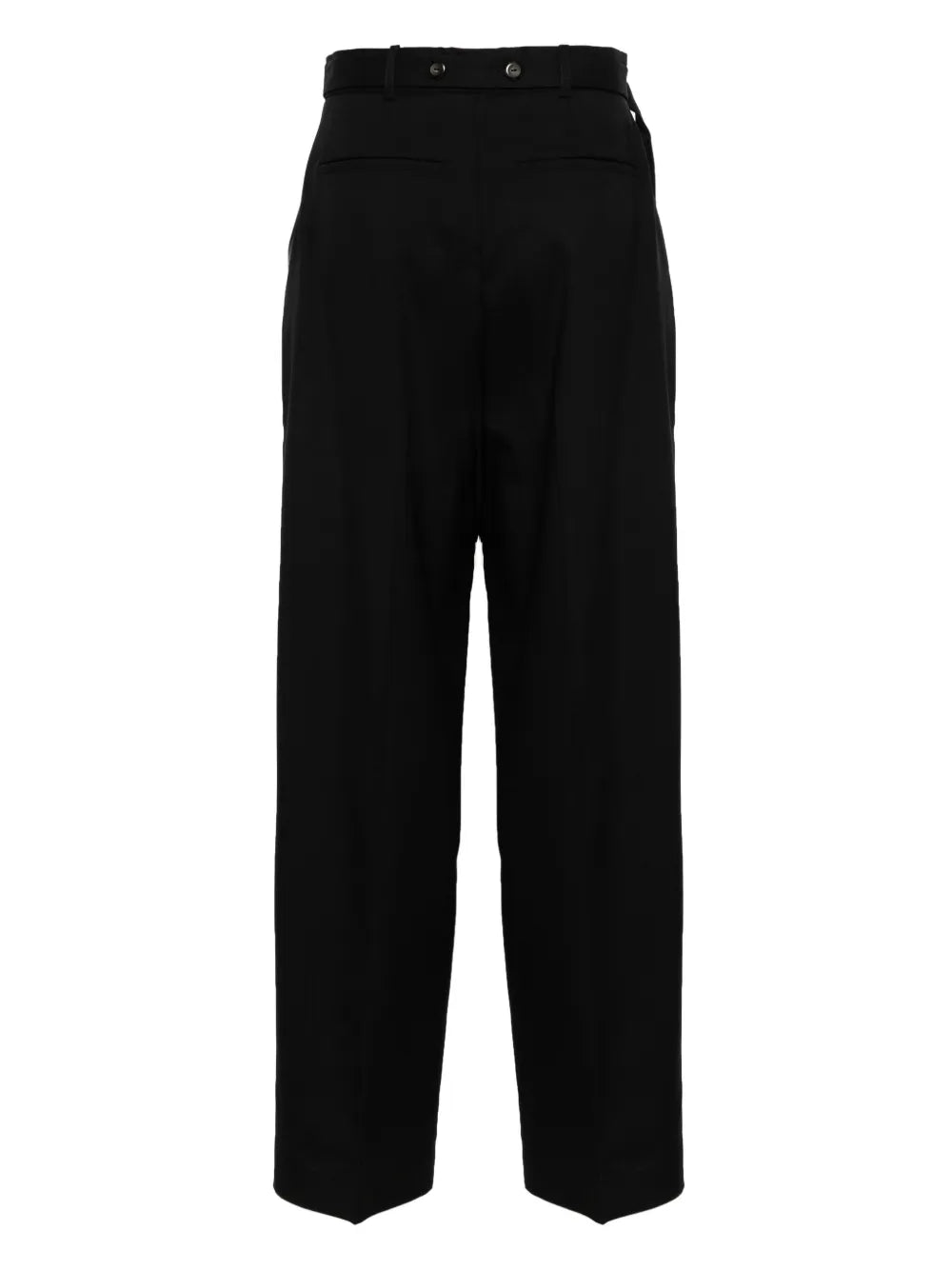 Belted Wide-Leg Trousers
