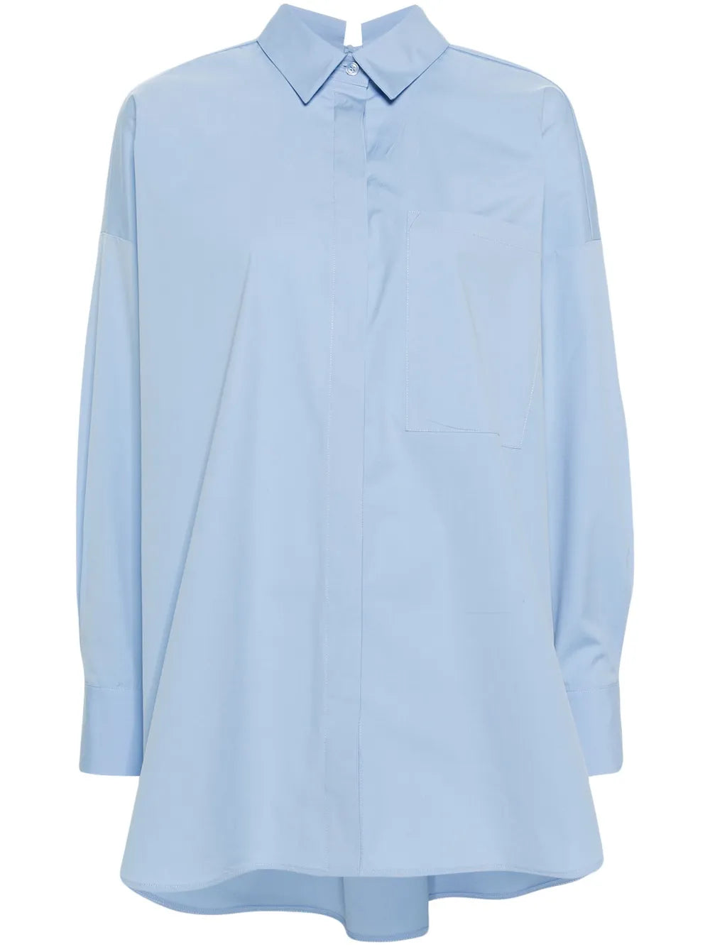 Lara Drop-Shoulder Cotton Shirt