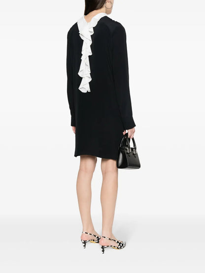 Ruffle-Back Dress