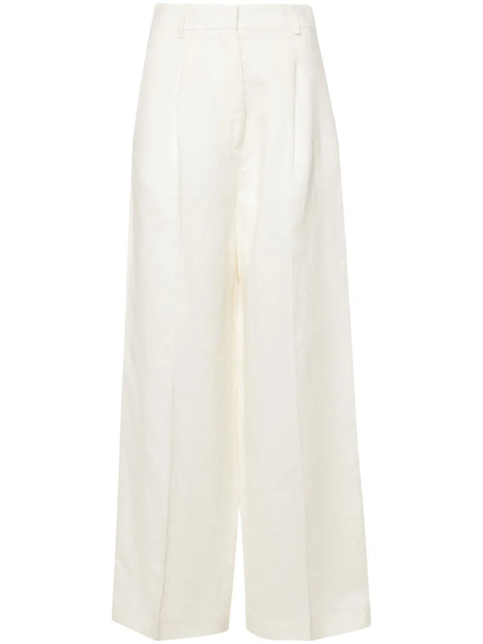 Logo-Stripe Palazzo Pants