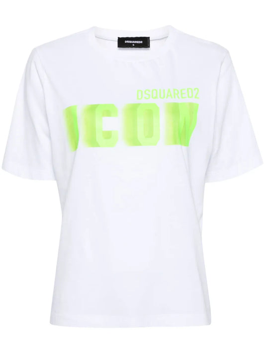 Icon Blur Cotton T-Shirt