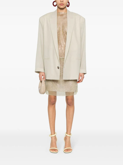 Crystal-Embellished Skirt