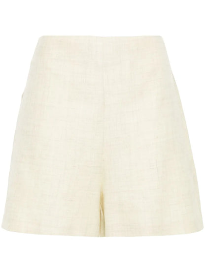 Chambray Tailored Shorts