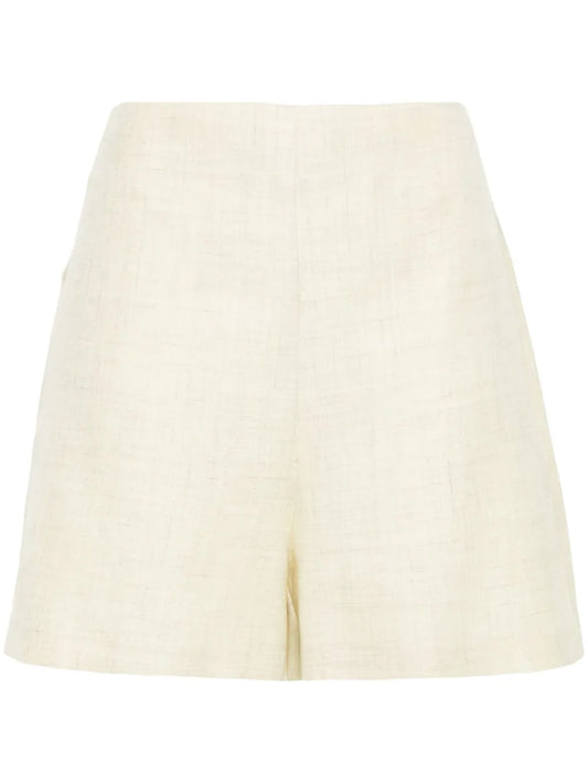 Chambray Tailored Shorts