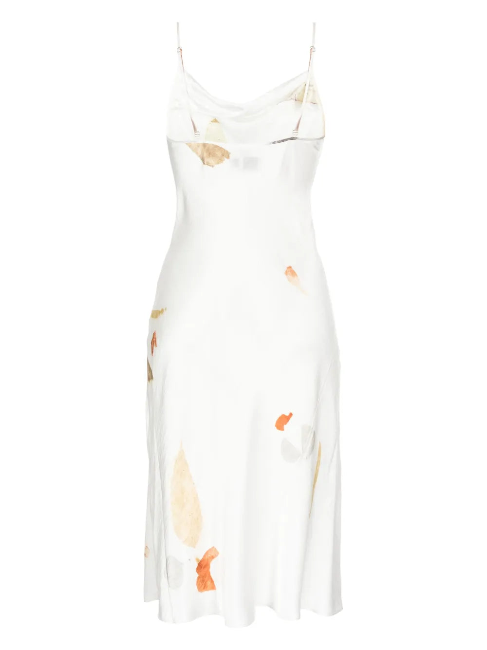 Floral-Print Silk Midi Dress