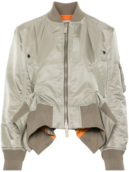 Asymmetric Bomber Jacket