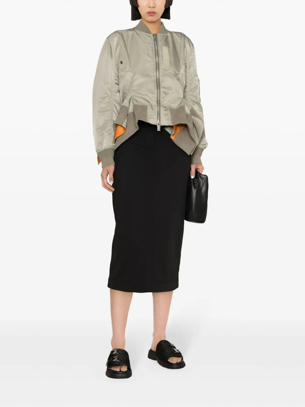 Asymmetric Bomber Jacket