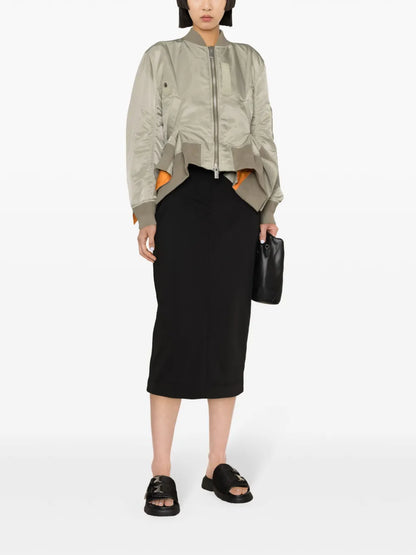 Asymmetric Bomber Jacket