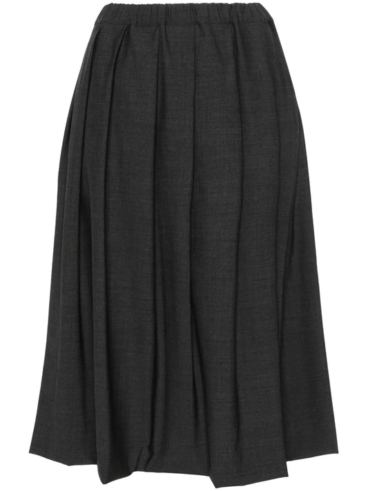 Pleated Midi Skirt