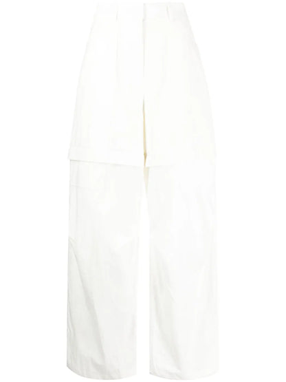 High-Waisted Cargo Trousers