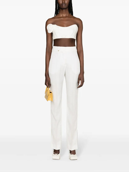 Le Pantalon Tibau Straight-Leg Trousers